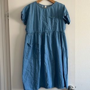 MIDI chambray dress L